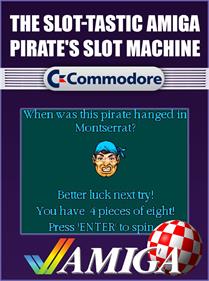 The Slot-tastic AMIGA Pirate's Slot Machine - Fanart - Box - Front Image