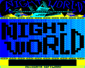 Night World - Screenshot - Game Title Image