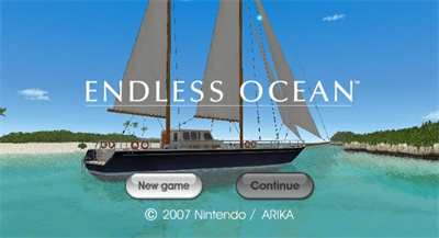 Endless Ocean - Screenshot - Game Title Image
