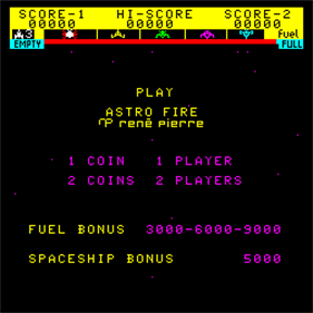 Astro Fire - Screenshot - Game Title Image