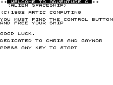 Adventure C: The Ship of Doom - Screenshot - Gameplay Image