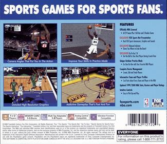 NBA Basketball 2000 - Box - Back Image