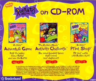 The Rugrats Movie: Activity Challenge - Box - Back Image