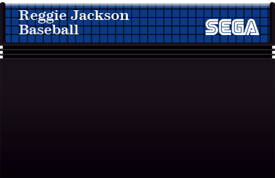 Reggie Jackson Baseball - Cart - Front Image