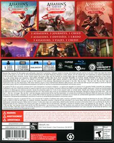 Assassin's Creed Chronicles - Box - Back Image