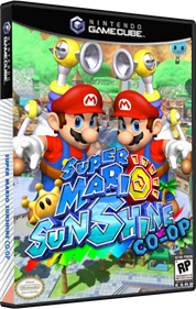 Super Mario Sunshine CO-OP - Box - 3D Image
