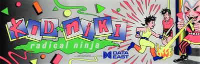 Kid Niki: Radical Ninja - Arcade - Marquee Image