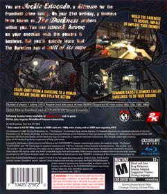 The Darkness - Box - Back Image