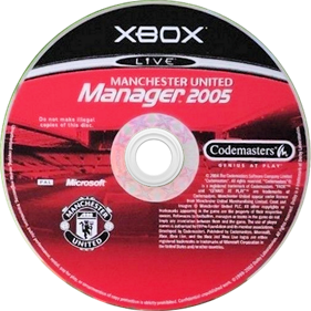 Manchester United Manager 2005 - Disc Image