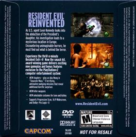 Resident Evil 4 (Demo Disc) - Box - Back Image