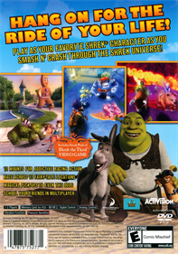 Shrek Smash n' Crash Racing - Box - Back Image