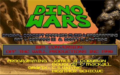 Dino Wars - Screenshot - Game Title Image