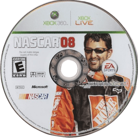 NASCAR 08 - Disc Image