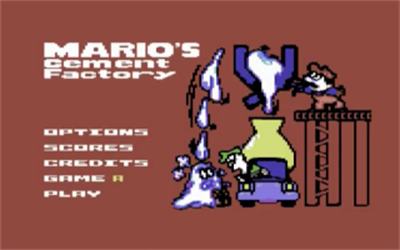 Mario's Cement Factory - Screenshot - Game Title Image