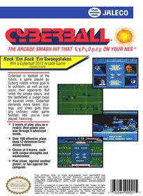 Cyberball - Box - Back Image