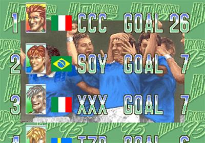 Hat Trick Hero '95 - Screenshot - High Scores Image