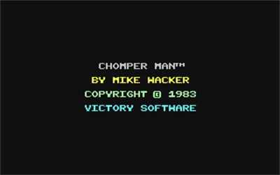 Chomper Man - Screenshot - Game Title Image