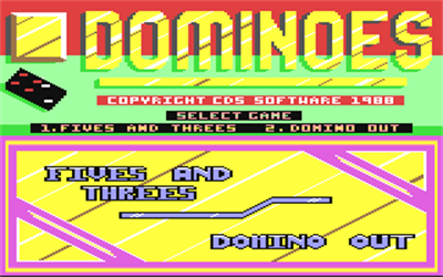 Dominoes (CDS Software) - Screenshot - Game Title Image