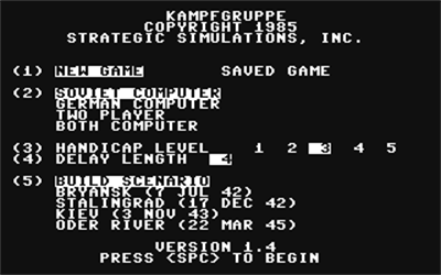 Kampfgruppe - Screenshot - Game Title Image