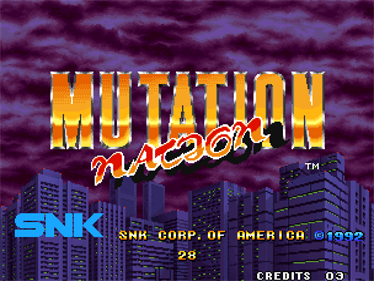 Mutation Nation - Screenshot - Game Title Image