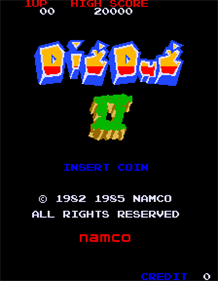 Video Game Anthology Vol. 12: Dig Dug/Dig Dug II - Screenshot - Game Title Image