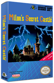 Milon's Secret Castle - Box - 3D Image