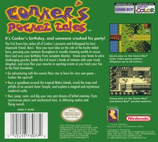 Conker's Pocket Tales - Box - Back Image
