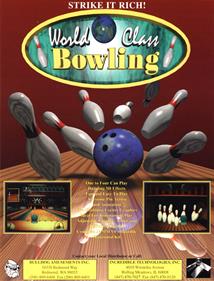 World Class Bowling Deluxe - Advertisement Flyer - Front Image