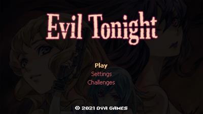 Evil Tonight - Screenshot - Game Title Image