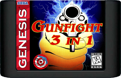 Gunfight 3 in 1 - Cart - Front Image