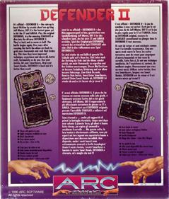 Defender II - Box - Back Image