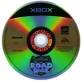 The Simpsons: Road Rage - Disc Image
