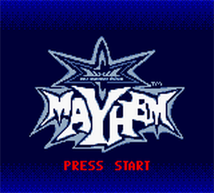 WCW Mayhem - Screenshot - Game Title Image