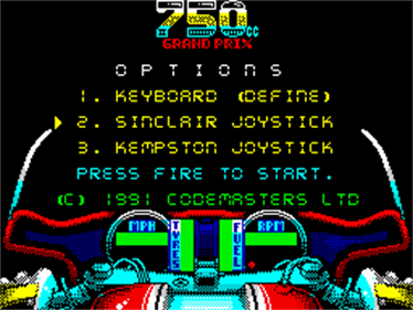 750cc Grand Prix - Screenshot - Game Select Image