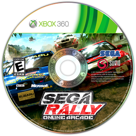 SEGA Rally Online Arcade - Fanart - Disc Image