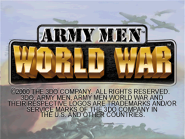 Army Men: World War - Screenshot - Game Title Image