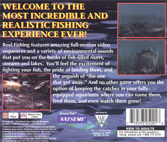 Reel Fishing - Box - Back Image