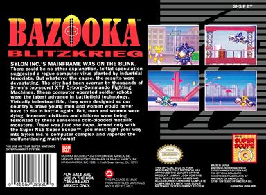 Bazooka Blitzkrieg - Box - Back Image