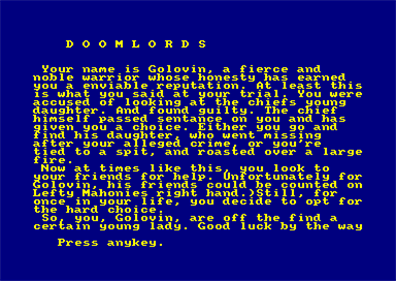 Doomlords - Screenshot - Game Title Image