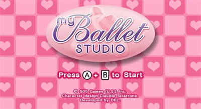 My Ballet Studio - Screenshot - Game Title Image