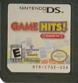 Game Hits! 4 Games in 1 - Cart - Front Image
