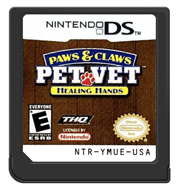 Paws and Claws Pet Vet 2 Healing Hands DS Game