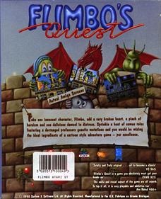 Flimbo's Quest - Box - Back Image
