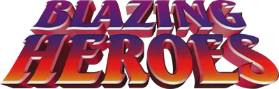 Blazing Heroes - Clear Logo Image