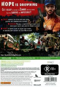 Dead Island: Riptide - Box - Back Image