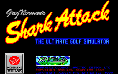 Greg Norman's Shark Attack!: The Ultimate Golf Simulator - Screenshot - Game Title Image