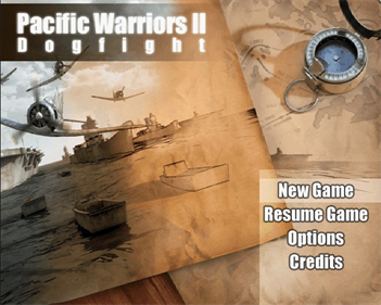 Pacific Warriors II: Dogfight - Screenshot - Game Title Image