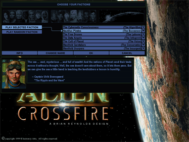 Sid Meier's Alien Crossfire - Screenshot - Game Select Image