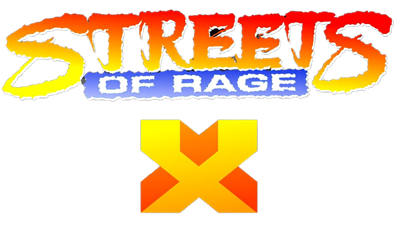 Streets of Rage X - Clear Logo Image