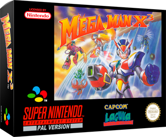 Mega Man X3 - Box - 3D Image